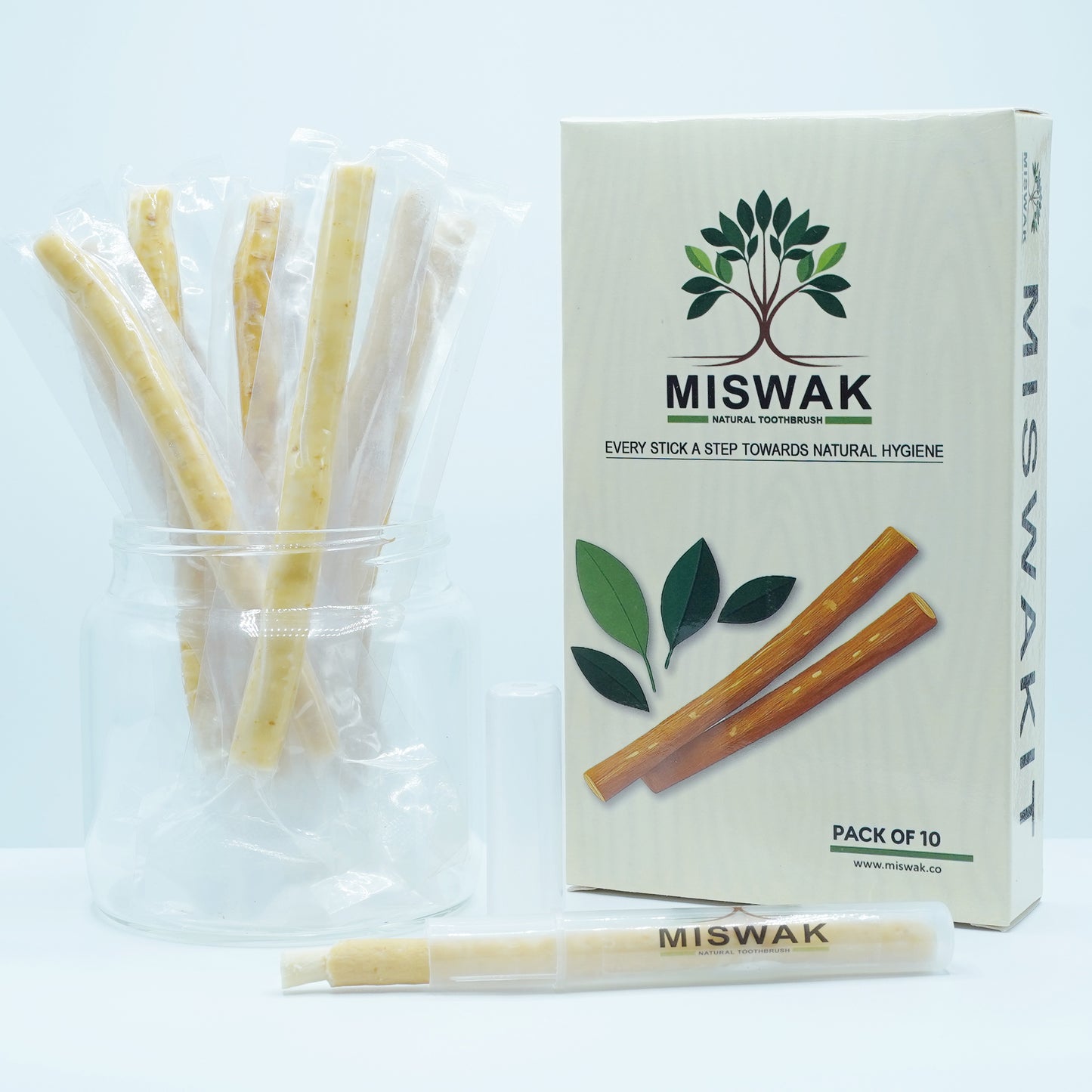 MISWAK -PureMiswak – Natural Freshness (Pack of 10)