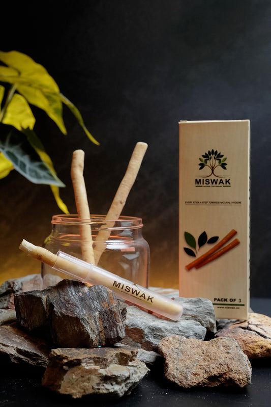 MISWAK 🌿 PureMiswak – 100% Natural Miswak (Pack of 3)